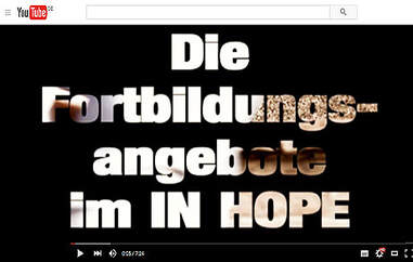 Youtube-Video Die Fortbildungsangebote im IN  HOPE